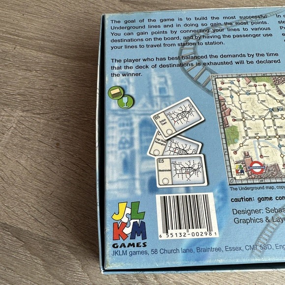 On the Underground Train Rio Grande Games Board Game - 98% complete in GUC - Picture 9 of 12